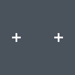 2 is better then 1 Valorant crosshair — cross with outer lines, custom color #FFFFFF