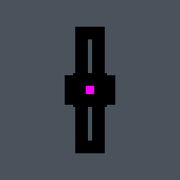 4J Cross Hair Valorant crosshair — center dot with outer lines, pink