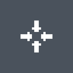 Arrows Valorant crosshair — cross with outer lines, white