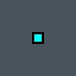 Aspas Valorant crosshair — dot crosshair, cyan