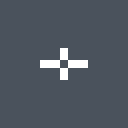 iiiii Valorant crosshair — classic cross, white