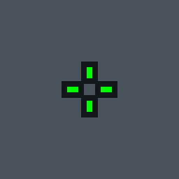 mindfreak Valorant crosshair — classic cross, green
