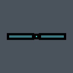 n1 Valorant crosshair — cross with a center dot, cyan