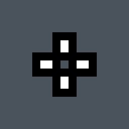 Nitr0 Valorant crosshair — classic cross, white